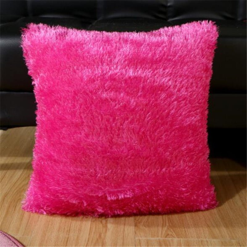Plush Cushion Cover 15x15 HZ BEDDING