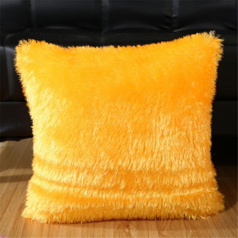 Plush Cushion Cover 15x15 HZ BEDDING
