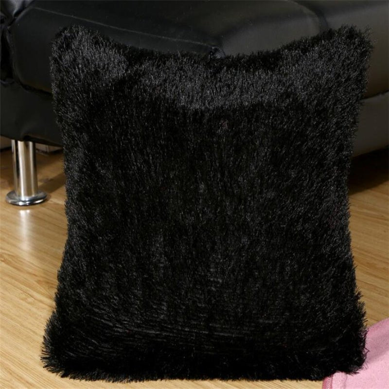 Plush Cushion Cover 15x15 HZ BEDDING