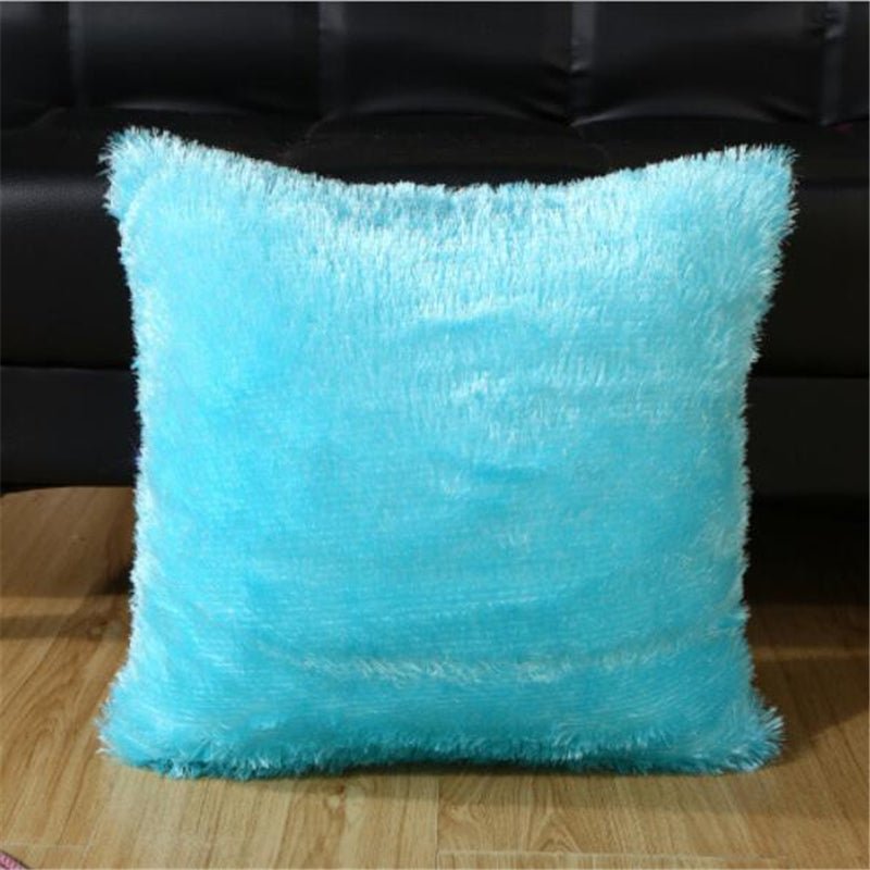 Plush Cushion Cover 15x15 HZ BEDDING