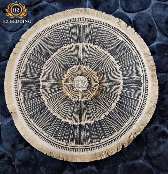 Round Placemat Table Non-Slip Jute Mats for Dining Table Decoration Accessories Kitchen Placemats Coffee Coasters Party Dinner 15x15 inh Click the buy