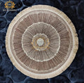 Round Placemat Table Non-Slip Jute Mats for Dining Table Decoration Accessories Kitchen Placemats Coffee Coasters Party Dinner 15x15 inh Click the buy