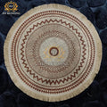Round Placemat Table Non-Slip Jute Mats for Dining Table Decoration Accessories Kitchen Placemats Coffee Coasters Party Dinner 15x15 inh Click the buy