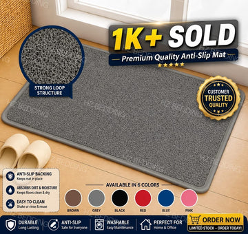 Rubber grass mat water absorber or water proof mat bathroom mat washroom entrance toilet floor door rug payedan pvc rugs high quality non slip mat HZ BEDDING