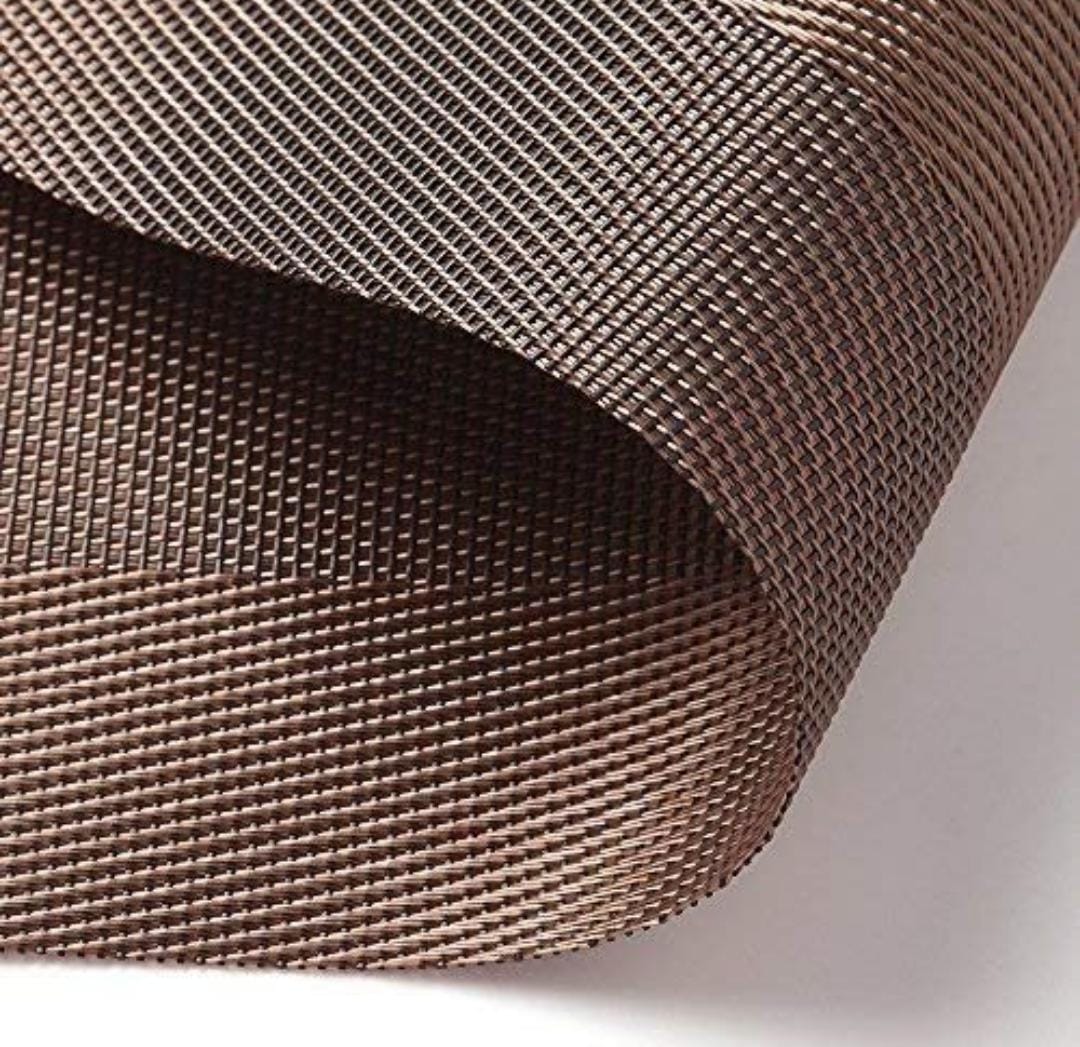 Set of 2/4/6/8 PCS Dark Brown PVC Placemats HZ BEDDING