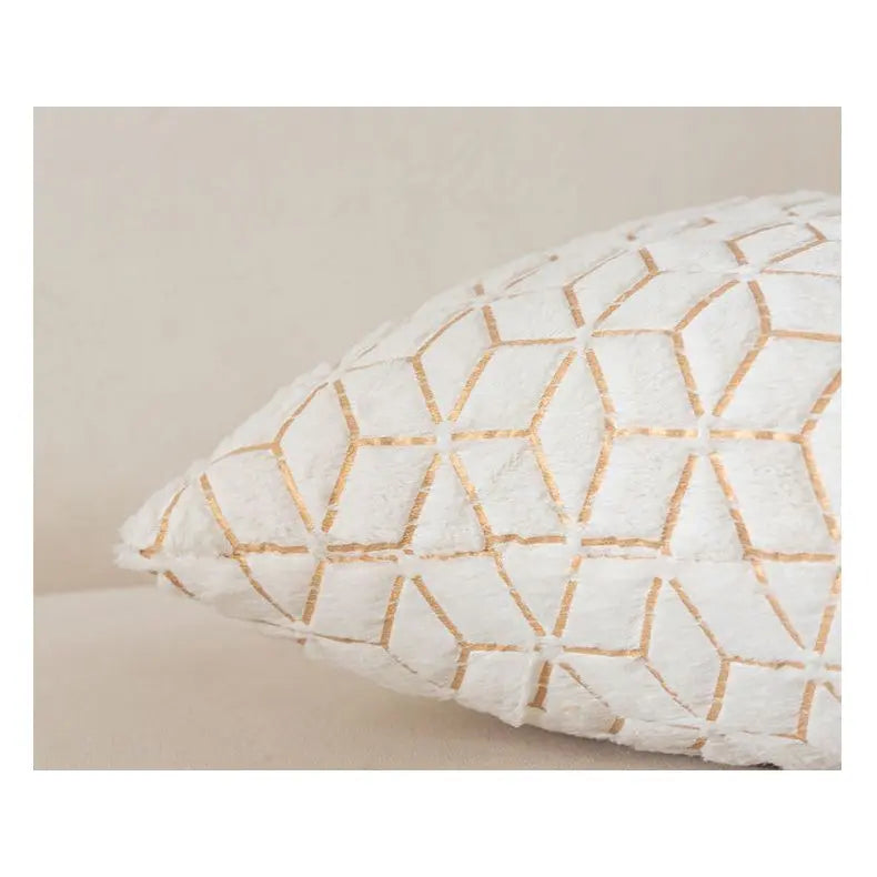 Solid Plush Luxury Cushion Cover 17x17 HZ BEDDING