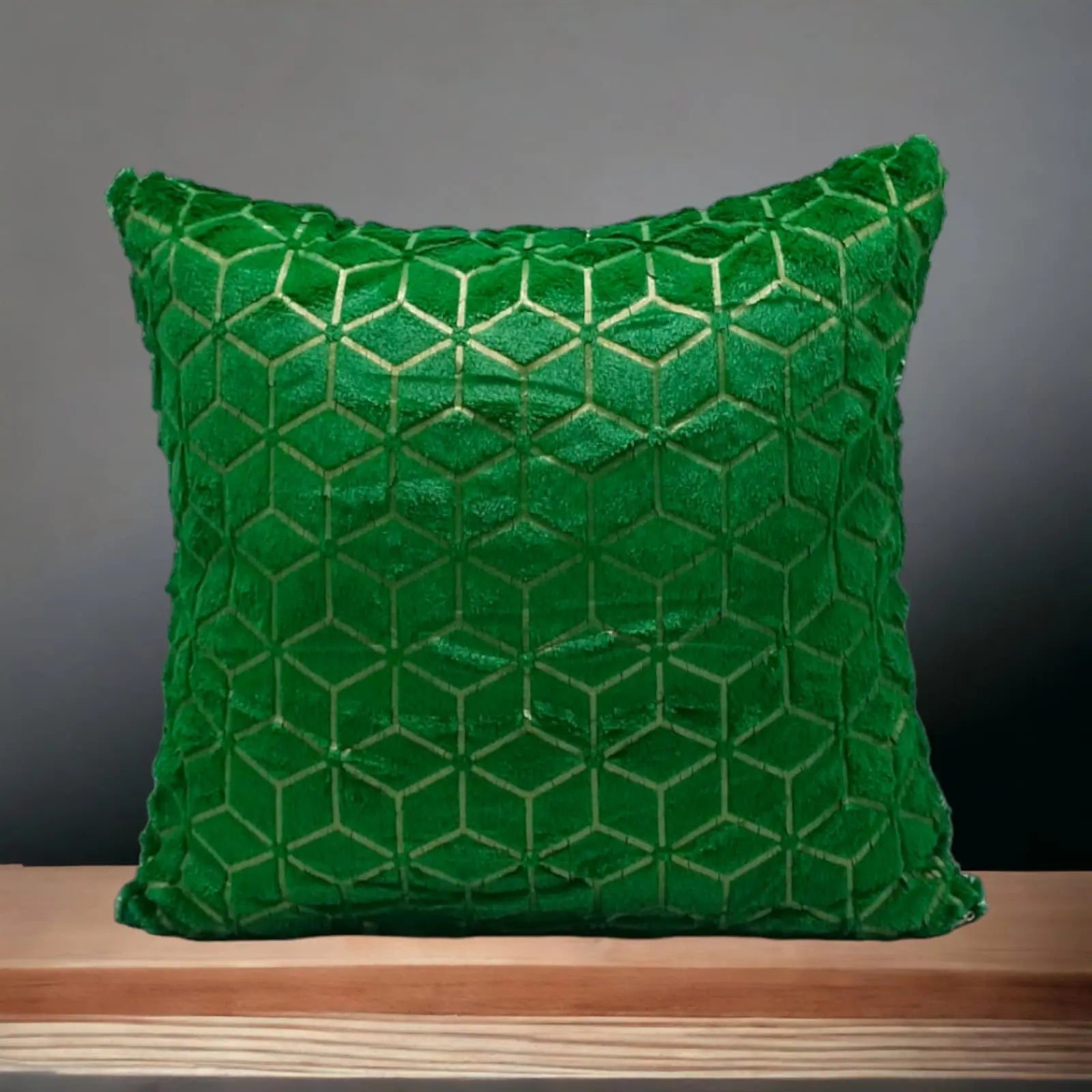 Solid Plush Luxury Cushion Cover 17x17 HZ BEDDING
