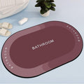 Super Water Absorbent Non-Slip Bath Mat HZ BEDDING