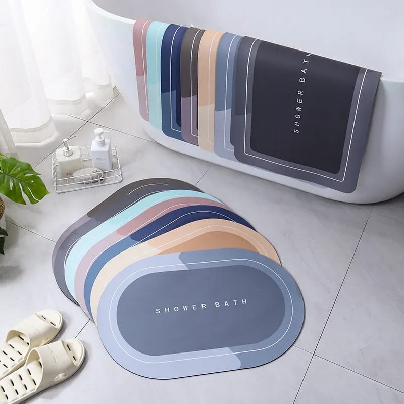 Super Water Absorbent Non-Slip Bath Mat HZ BEDDING