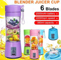 USB Rechargeable Juicer Blender 6 Blades Digital deals