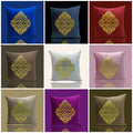 Velvet Diamond Cushion Covers 16x16 HZ BEDDING